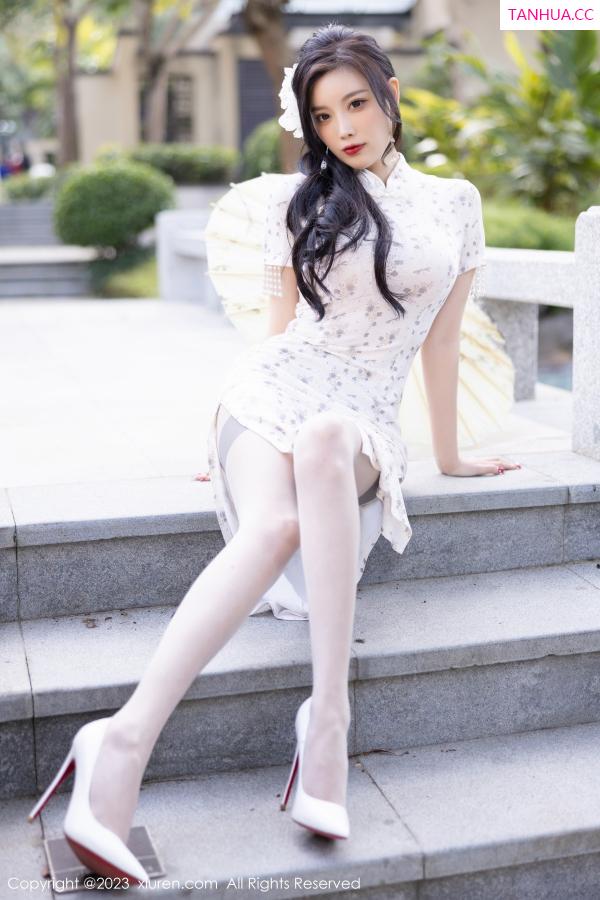 杨晨晨 sugar小甜心CC [XiuRen]高清写真图 2023.01.29 No.6186 杨晨晨Yome 旗袍丝袜第13张图片